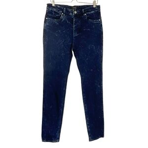 Zanerobe Jeans Mens Joe Blow Button Fly Dark Blue Acid Wash Denim‎ Size 32 NWT